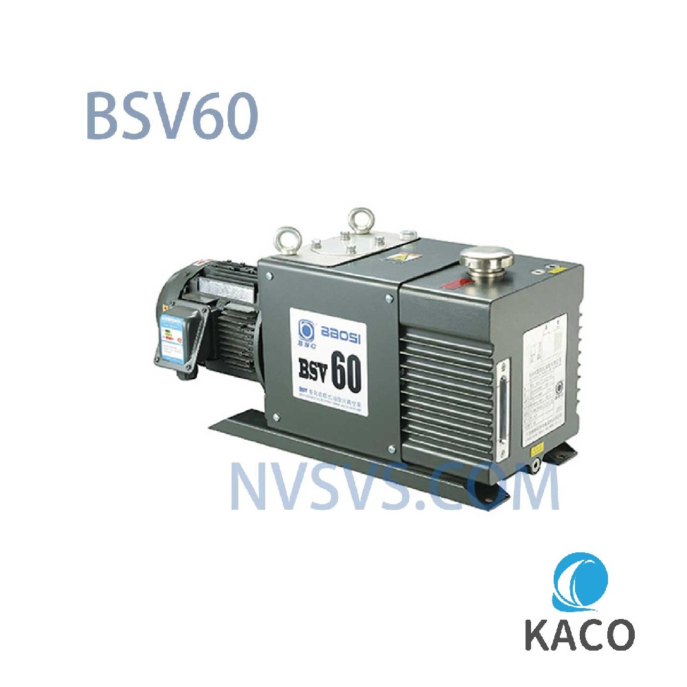 小型真空炉优先选择鲍斯BSV60双级油滑旋片机械直联式真空泵